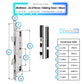 Auto Lock Smart Door Lock - Silver - 28-85mm (22x270mm) Sliding Door -