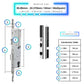 Auto Lock Smart Door Lock - Silver - 35-85mm (22x270mm) Multipoint -