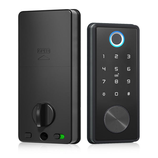 Deadbolt Smart Door Lock - Black - No Latch -