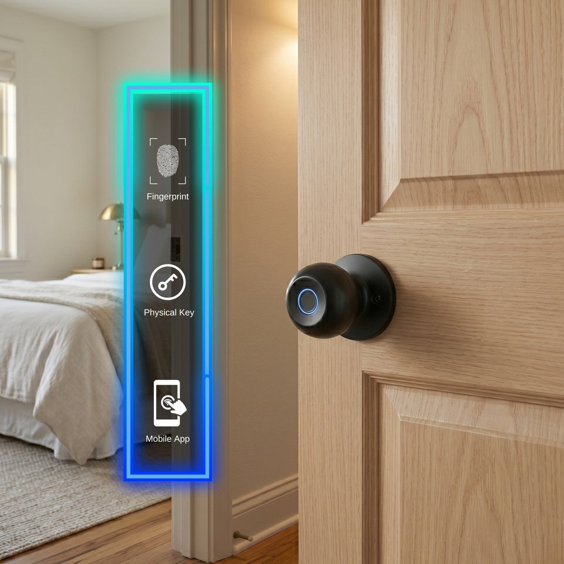 Smart Door Knob black