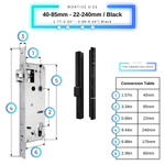 Smart Door Lock Next Gen Plus - Black - 40-85mm (22x240mm)