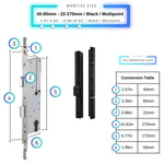 Smart Door Lock Next Gen Plus - Black - 40-85mm (22x270mm) Multipoint
