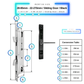 Smart Door Lock Sleek - Black - 22-85mm (22x270mm) Sliding Door