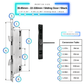 Smart Door Lock Sleek - Black - 35-85m (22x330mm) Sliding Door