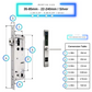 Smart Door Lock Sleek - Silver - 35-85mm (22x240mm)
