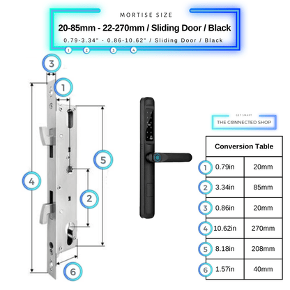 Serrure Intelligente pour Porte Slim