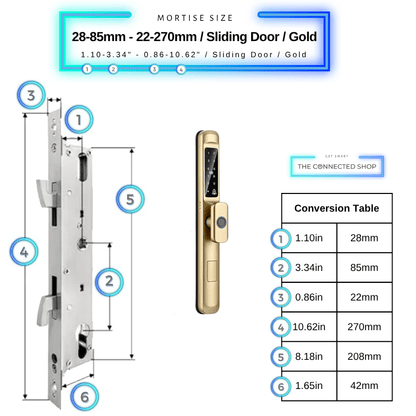 Smart Door Lock Slim Knob
